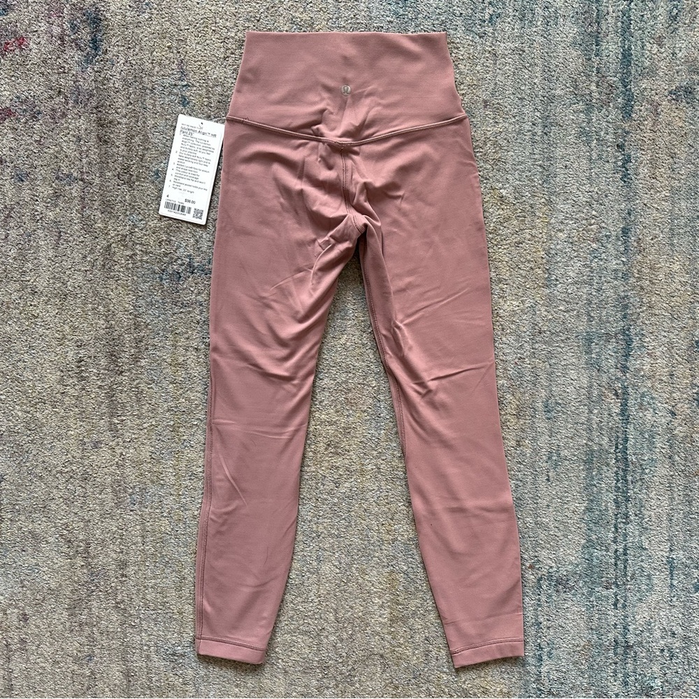 NEW Lululemon Align Leggings Size 4 Pastel Pink